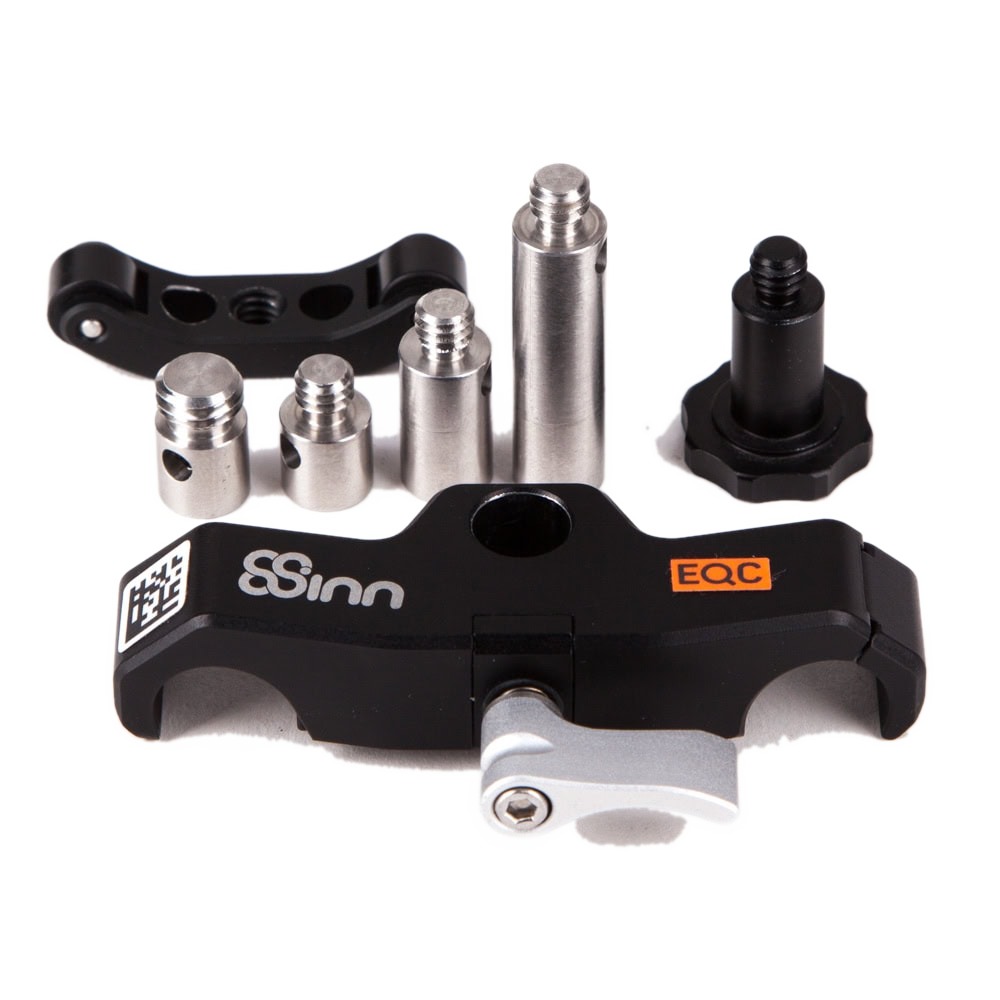 8Sinn Universal-Optikstütze für 15-mm-Rods mit fein verstellbarer Höhe über ein Rädchen.