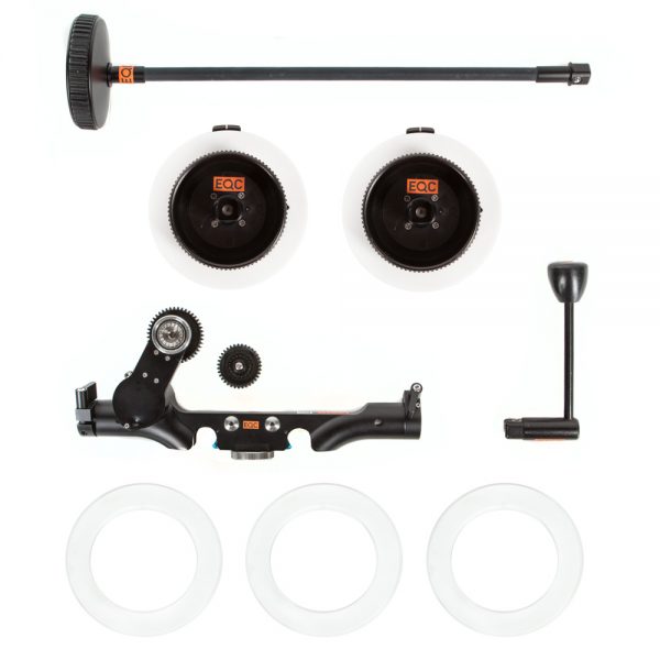 ARRI FF-5 CinePro Schärfeziehvorrichtung, ein mechanischer Follow Focus mit Übersetzung 2:1 für 15-mm-Rods.