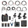 3-Achsen-Funkfernsteuerung für Fokus, Blende und Zoom, kompatibel mit ARRI ALEXA Mini, Plus und Studio. ARRI WCU-4 Funkschärfe Set, drahtlose 3-Achsen-Handeinheit mit umfangreichem Kabel- und Akkuzubehör.