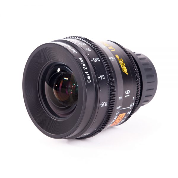 ARRI Ultra Prime 16mm T1.9, lichtstarkes Cine-Weitwinkelobjektiv mit PL-Anschluss und Bildkreis Super-35.