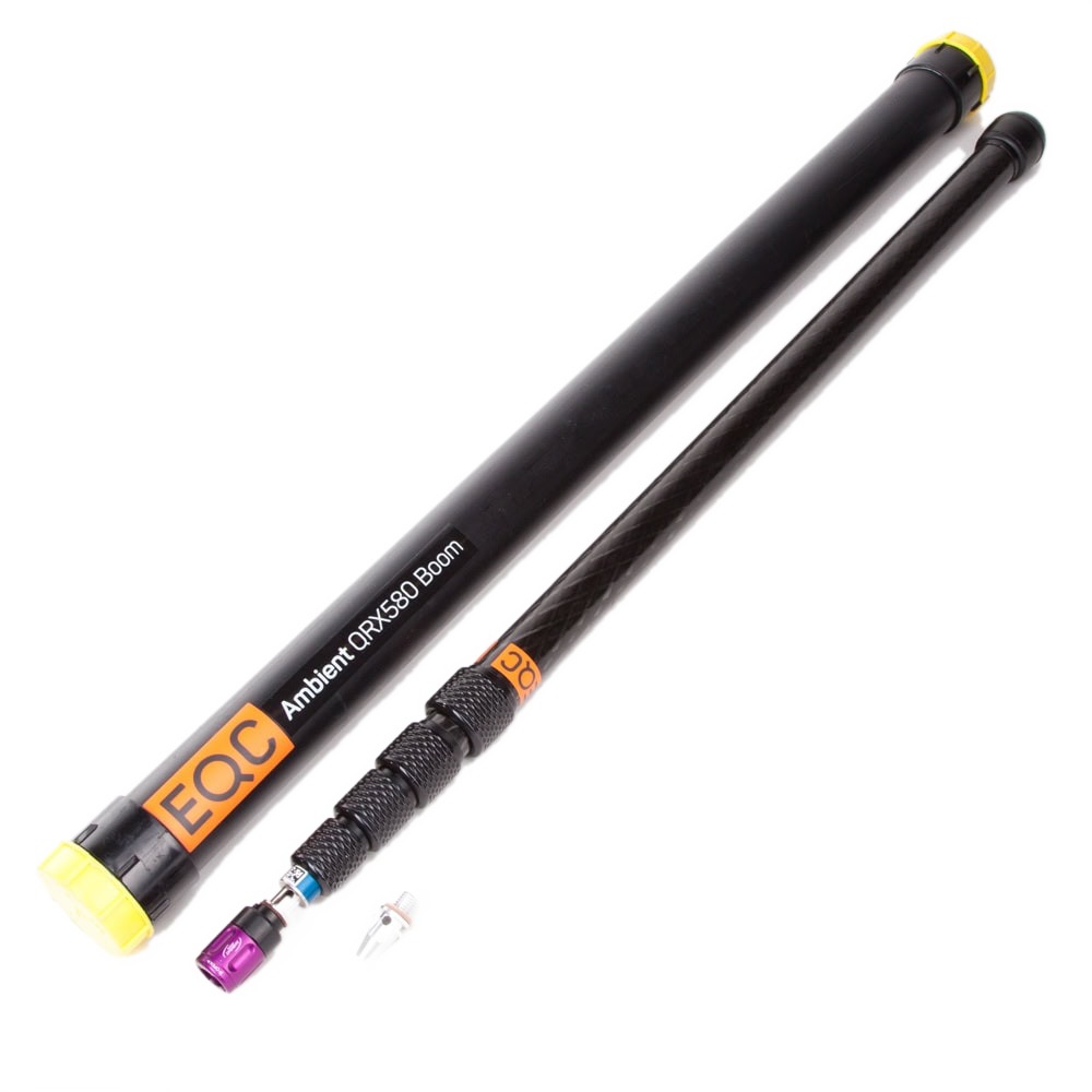 Ambient QX580 Tonangel aus Karbonfaser mit fünf Segmenten und 80 bis 330 cm Auszugslänge.
