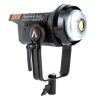 COB-LED-Leuchte mit Bowens-S-Type-Aufnahme, Dimmung von 1 bis 100 % und V-Mount-Akkuplatte für den mobilen Einsatz. Aputure Light Storm LS C120d II geräuschlose Tageslicht-LED-Leuchte mit 5500 K und 18 dB leisem Lüfter.