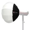 Aputure Lantern Softbox montiert auf einer Aputure LS 300d II Leuchte mit Bowens-Mount.