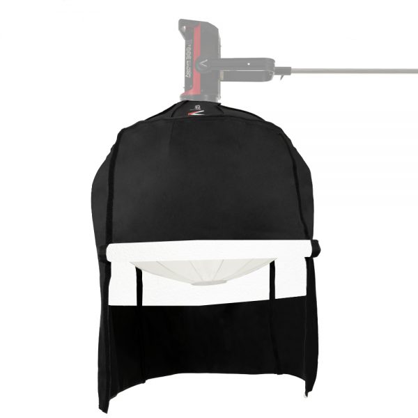 Aputure Lantern Softbox mit verstellbarer Schürze zur gezielten Steuerung des Lichtradius.
