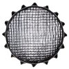 Das 40-Grad-Grid bündelt das Licht und verhindert unerwünschten Lichtabfall. Aputure Light Dome II Softbox 88cm mit aufsteckbarem 40-Grad-Wabengitter gegen Streulicht.