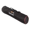 Die gepolsterte Tasche schützt die Softbox und das Zubehör auf dem Weg zum Set. Aputure Light Dome II Softbox 88cm in einer gepolsterten Tragetasche mit Tragegriff.