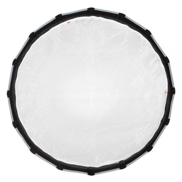 Aputure Light Dome Mini II Softbox 55cm mit umkehrbarem Diffusor für weiches Licht.