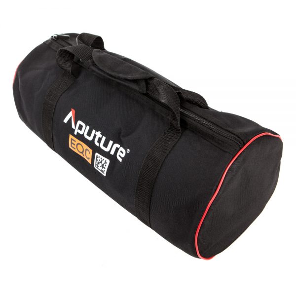 Aputure Light Dome Mini II Softbox 55cm in einer gepolsterten Tragetasche mit Griff.