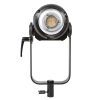 Bi-Color-COB-LED-Leuchte mit vom Gehäuse getrenntem Controller, Dimmung 0–100 % und kabelloser Fernbedienung mit 100 m Reichweite. Aputure Light Storm LS 300X Bi-Color-LED-Scheinwerfer mit Farbtemperatur von 2700 bis 6500 K und DMX-Steuerung.