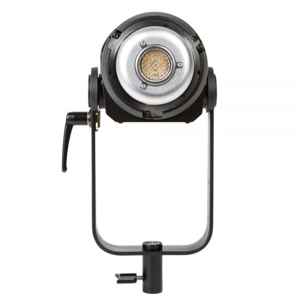 Aputure Light Storm LS 300X Bi-Color-LED-Scheinwerfer mit Farbtemperatur von 2700 bis 6500 K und DMX-Steuerung.