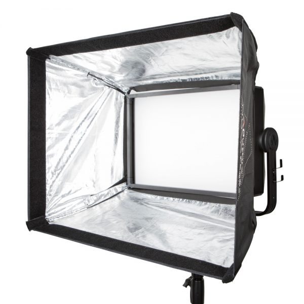 Aputure Nova P300c RGBWW-LED-Flächenleuchte mit Farbtemperaturbereich 2000 bis 10.000 K und 120° Abstrahlwinkel.