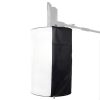 Zylindrische Softbox für weiches Oberlicht mit Seitenreflektor, sechs Federhalterungen und Original-Tragebeutel. Aputure Space Light Zylinder-Softbox mit 72 cm Höhe, 45 cm Durchmesser und Bowens-Frontzubehöraufnahme.