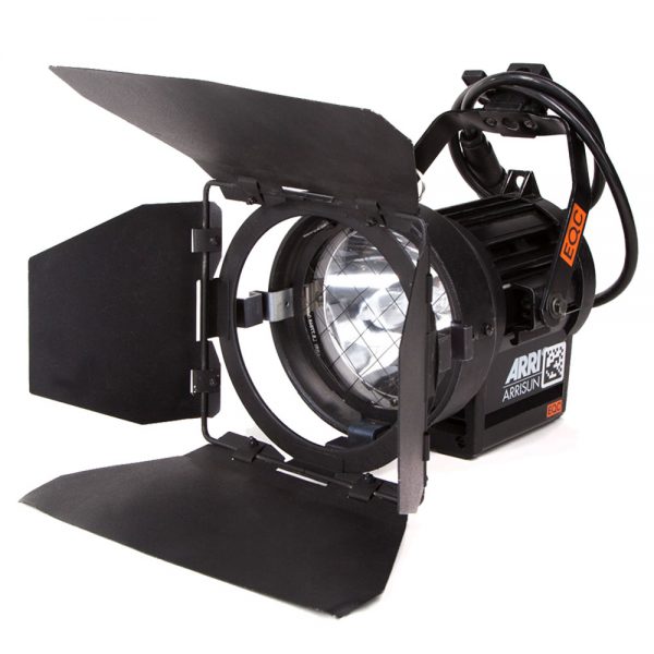 ARRI Arrisun 2 200W HMI Lampe, ein Tageslicht-HMI-PAR-Scheinwerfer mit auswechselbaren Streuscheiben.