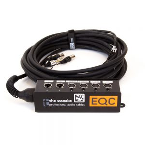 the sssnake Audio-Multicore-Stagebox mit 4x XLR3-Stecker auf Buchse, 2x umgekehrt, 13 Meter Kabel.