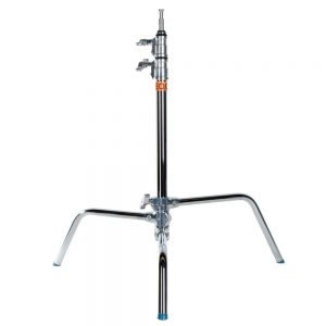 Avenger A2018L C-Stand 20 Zoll aus verchromtem Stahl mit 8 kg maximaler Nutzlast.