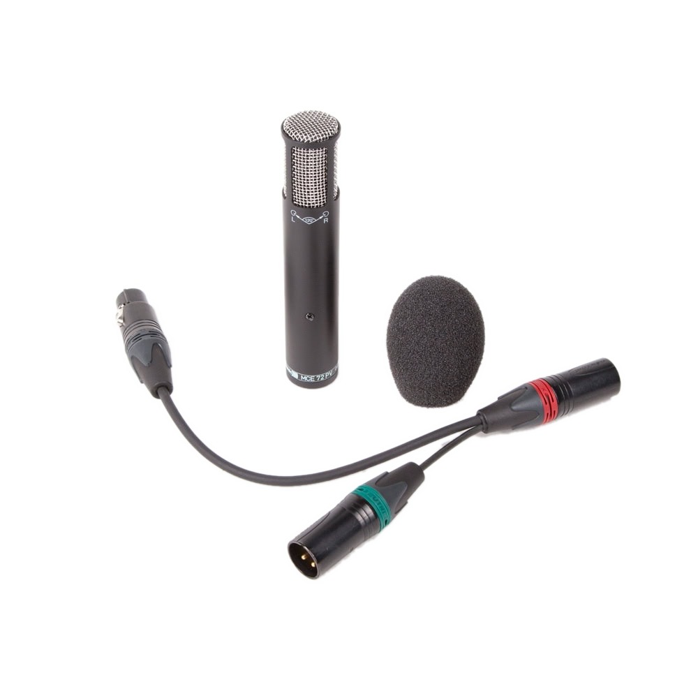 Beyerdynamic MCE 72PV Stereomikrofon mit fester X/Y-Kapselanordnung für Kamera- und Atmo-Aufnahmen.