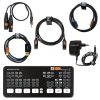 Blackmagic Design ATEM Mini Pro ISO HD Videomischer im Set mit HDMI-Kabeln und Netzteil.