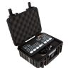 Blackmagic Design ATEM Mini Pro ISO HD Videomischer in stoßfester Transportbox mit Schaumstoffeinlage.