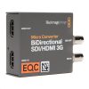 Wandelt gleichzeitig SDI in HDMI und umgekehrt, mit Auflösungen bis 1080p60 bei HDMI. Blackmagic Design BiDirectional 3G SDI/HDMI Micro Converter wandelt SDI und HDMI gleichzeitig bis DCI 2K60 um.