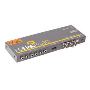 Blackmagic Design HDLink Pro 3D gibt ein SDI-Signal mit 3D-LUT-Unterstützung an einen DisplayPort-Monitor aus.