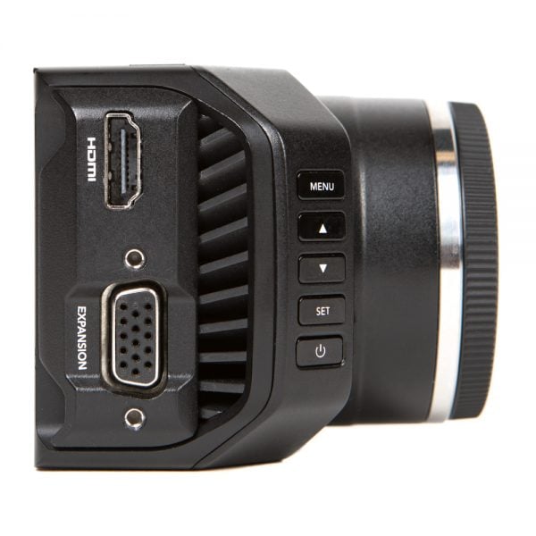 Blackmagic Micro Studio Camera 4K, Studiokamera mit 6G-SDI-Ausgang und Fernsteuerung über ATEM-Bildmischer.