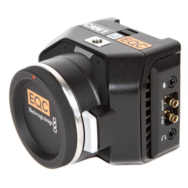 Blackmagic Micro Studio Camera 4K, Studiokamera mit 6G-SDI-Ausgang und Fernsteuerung über ATEM-Bildmischer.