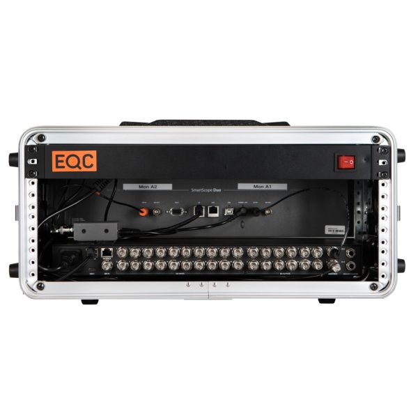 Blackmagic Design Mobile Live Editing Unit HD Bildmischer mit ATEM 2 M/E Constellation HD und 20 SDI-Eingängen.