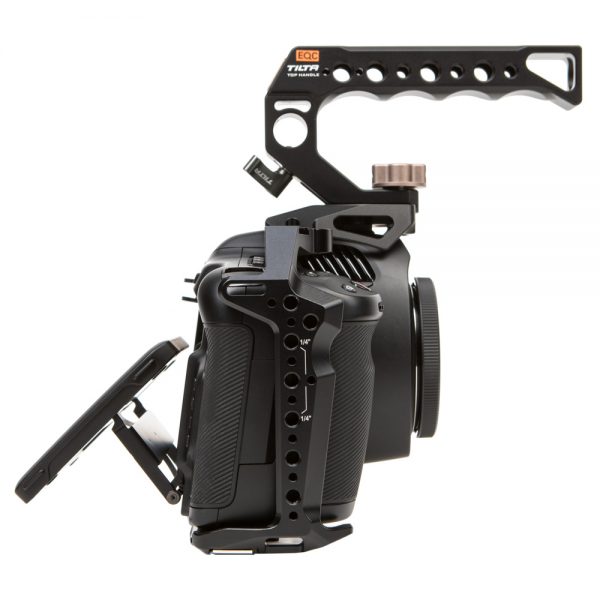 Blackmagic Design Pocket Cinema Camera 6K Pro Cine-Kamera mit Super-35-Sensor, PL-Mount und eingebauten ND-Filtern.