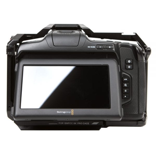 Blackmagic Design Pocket Cinema Camera 6K Pro Cine-Kamera mit Super-35-Sensor, PL-Mount und eingebauten ND-Filtern.