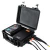 Fertig konfiguriertes Konverter-Set für den mobilen Einsatz, wahlweise mit V-Mount-Akku oder 230V betrieben. Blackmagic Design Mini Converter Optical Fiber 12G Konverter-Set mit optionalem V-Mount-Akkubetrieb für mobilen Einsatz.