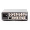 Zeigt bis zu vier SD-, HD- oder 4K-Quellen im 2x2-Raster, Steuerung über das mitgelieferte Teranex Mini Smart Panel. Blackmagic Design MultiView 4 Multiviewer mit vier 6G-SDI-Eingängen und Teranex Mini Smart Panel zur Steuerung.