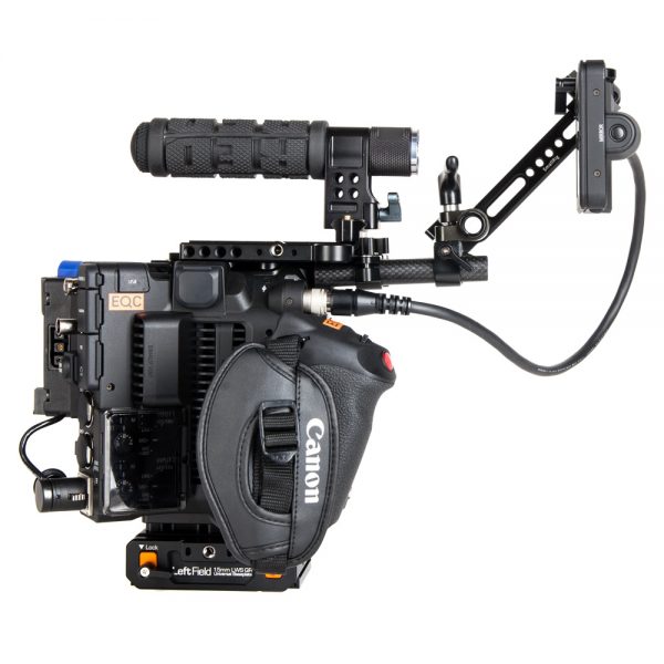 Canon EOS C300 Mark III Cine-Kamera mit Super-35-Dual-Gain-Sensor und 16 Blendenstufen Dynamik.