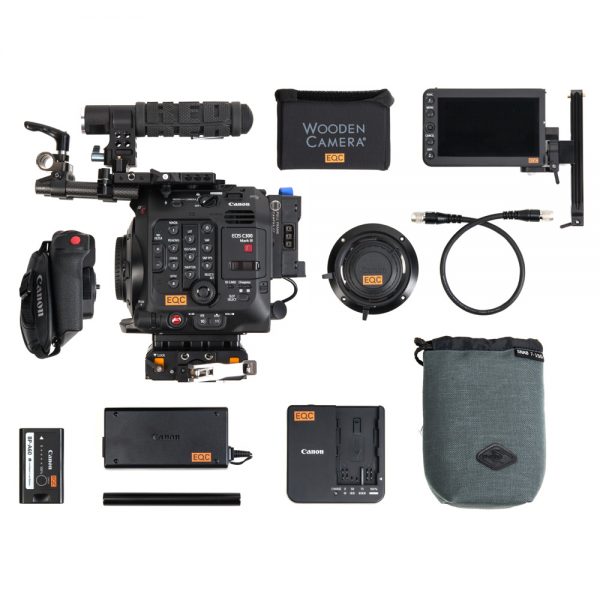 Canon EOS C300 Mark III Cine-Kamera mit Super-35-Dual-Gain-Sensor und 16 Blendenstufen Dynamik.