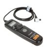 Timer-Fernauslöser mit Selbstauslöser-, Intervall- und Langzeitfunktion, einstellbar von 1 Sekunde bis 99 Stunden. Canon TC-80N3, ein kabelgebundener Timer-Fernauslöser mit LCD-Anzeige und Intervalometer-Funktion.
