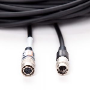 Canon 12-Pin-Hirose Zoom-Demand-Verlängerungskabel mit Stecker- und Buchsenanschluss auf 25 Metern Länge.