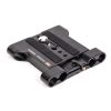 Cavision RBP15100, eine Baseplate mit acht Rod-Aufnahmen für 15-mm-LWS- und Studio-Standard.