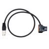 50-cm-Netzkabel zur Stromversorgung von Canon- und Fujinon-ENG-Objektiven über D-Tap. Cine Parts HDX 9061 Stromkabel mit D-Tap-Stecker und 4-poligem Hirose-Anschluss, 50 cm Länge.