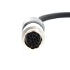 50-cm-Netzkabel zur Stromversorgung von Canon- und Fujinon-ENG-Objektiven über D-Tap. Cine Parts HDX 9061 Stromkabel mit D-Tap-Stecker und 4-poligem Hirose-Anschluss, 50 cm Länge.