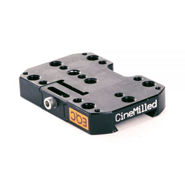 CineMilled Universal Mount für den DJI Ronin mit durchgehenden 1/4-Zoll- und 3/8-Zoll-Montagegewinden.