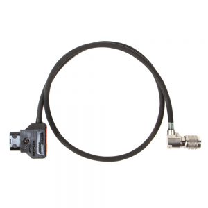 D-Tap auf Hirose Kabel mit 90-Grad-Stecker, 0,5 m lang, für Hirose-betriebene Kamerazubehörgeräte.