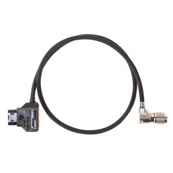 D-Tap auf Hirose Kabel mit 90-Grad-Stecker, 0,5 m lang, für Hirose-betriebene Kamerazubehörgeräte.