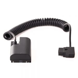 IndiPRO D-Tap zu LP-E6 Regulator-Kabel wandelt D-Tap-Spannung in eine geregelte 7,2-V-Versorgung für Canon-Dummy-Akkus.
