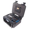 Umfangreiches Osmo-Zenmuse-X3-Set mit Stativhalterungen, Windschutz-Mikrofon, ND-Filtern und vier Akkus für flexible Drehs. DJI Osmo Zenmuse X3 Handheld-Gimbal filmt selbststabilisiert in 4K bei bis zu 30 Bildern pro Sekunde.