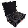 Motorisiertes Stabilisierungssystem für schwere Kamerasetups, einsetzbar aus der Hand, an Fahrzeug, Drohne oder Steadicam-Halterung. DJI Ronin 2 Professionelles Gimbal System mit 14 kg Nutzlast, SmoothTrack-Algorithmus und GPS-Unterstützung.