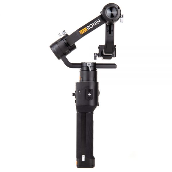 DJI Ronin-S Gimbal, dreiachsiger Stabilisator mit 3,6 kg Nutzlast und bis zu 12 Stunden Laufzeit.