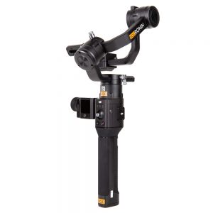 DJI Ronin-S Gimbal, dreiachsiger Stabilisator mit 3,6 kg Nutzlast und bis zu 12 Stunden Laufzeit.