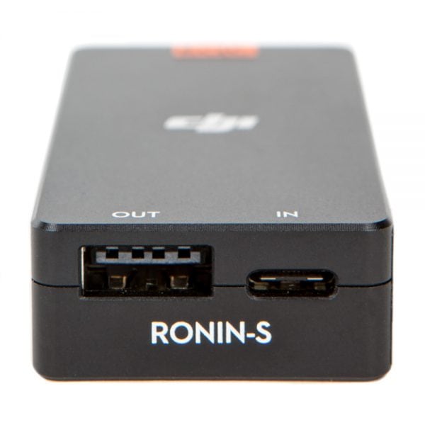 DJI Ronin-S Batterie-Adapter zum Laden des Griffs per USB-Typ-C ohne angeschlossenen Gimbal.