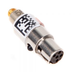 DPA DAD3056 MicroDot-Adapter, passiv, verbindet DPA-Mikrofone mit Lectrosonics-Sendern LM, SM und UM.