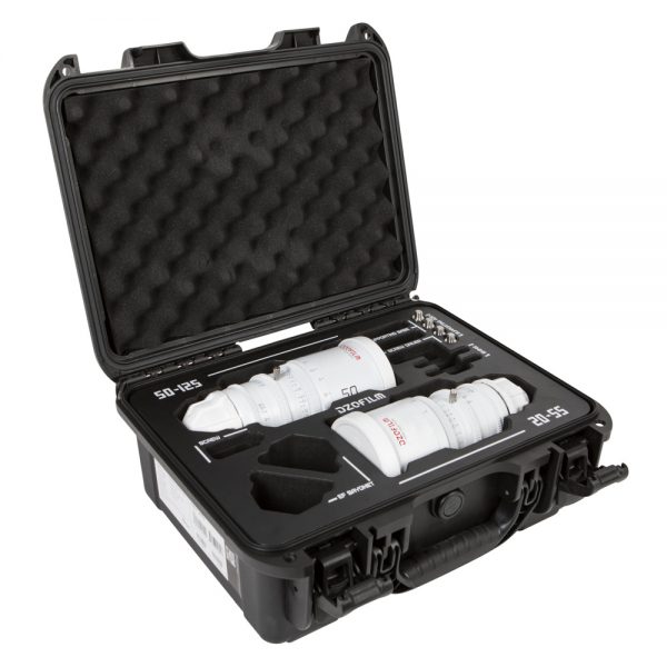 DZOFilm Pictor Zoom Bundle vereint die Cine-Zoomobjektive 20-55mm und 50-125mm mit durchgehender Blende T2.8.