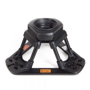 E-Image EI-7500 ist ein Hi-Hat-Stativ für bodennahe Aufnahmen mit Schale für 75- und 100-mm-Kugelköpfe.